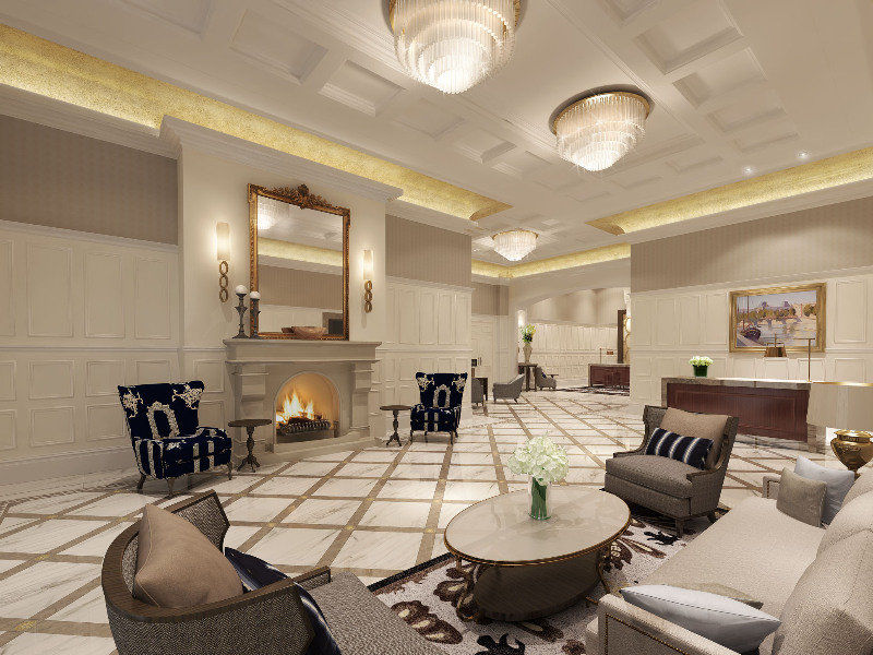 The Tokyo Station Hotel Eksteriør billede The lobby of the hotel